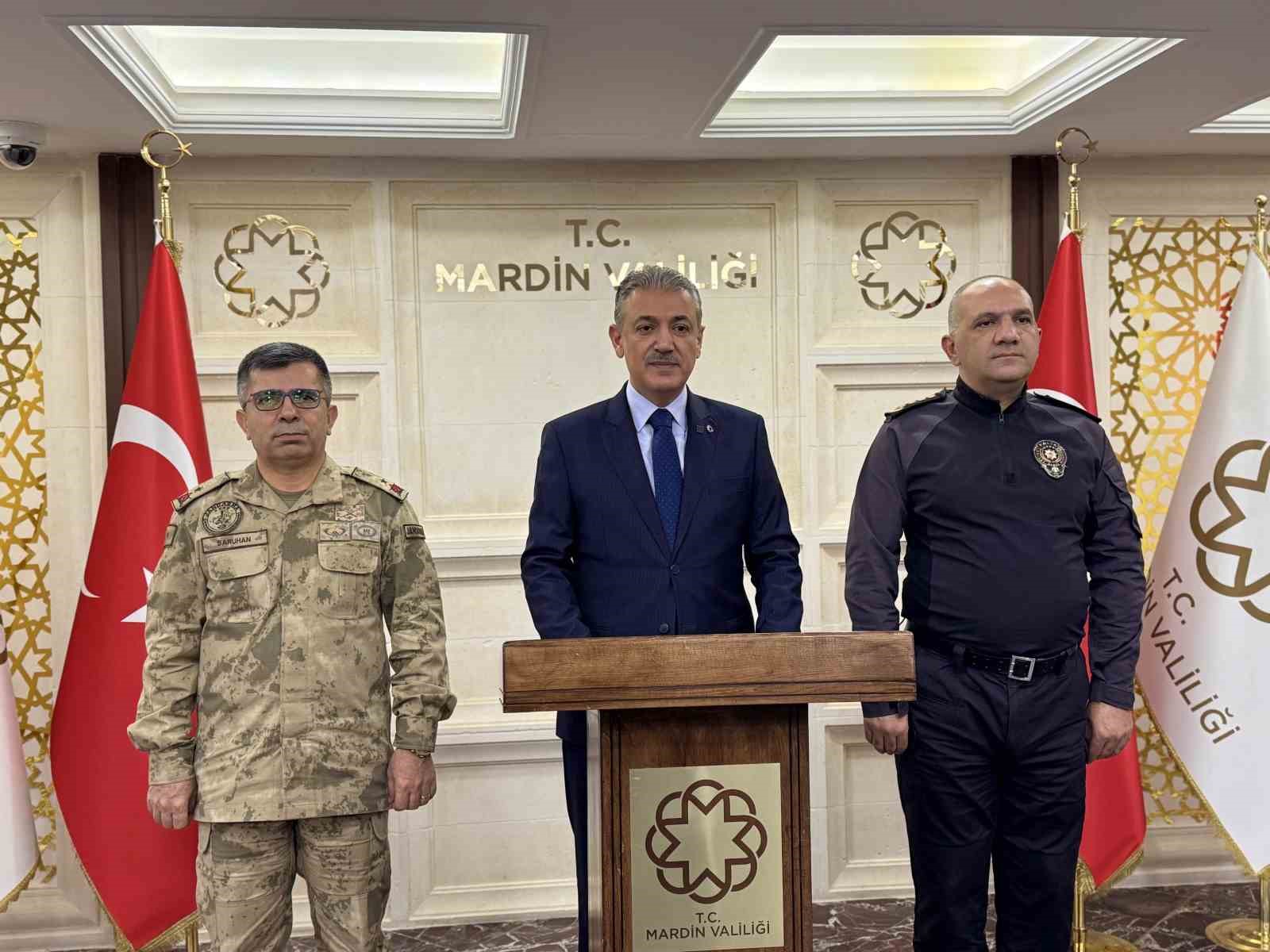 Vali Akkoyun: "Mardin’de Aralık 2025’te terör örgütlerine yönelik 15 operasyon düzenlendi"