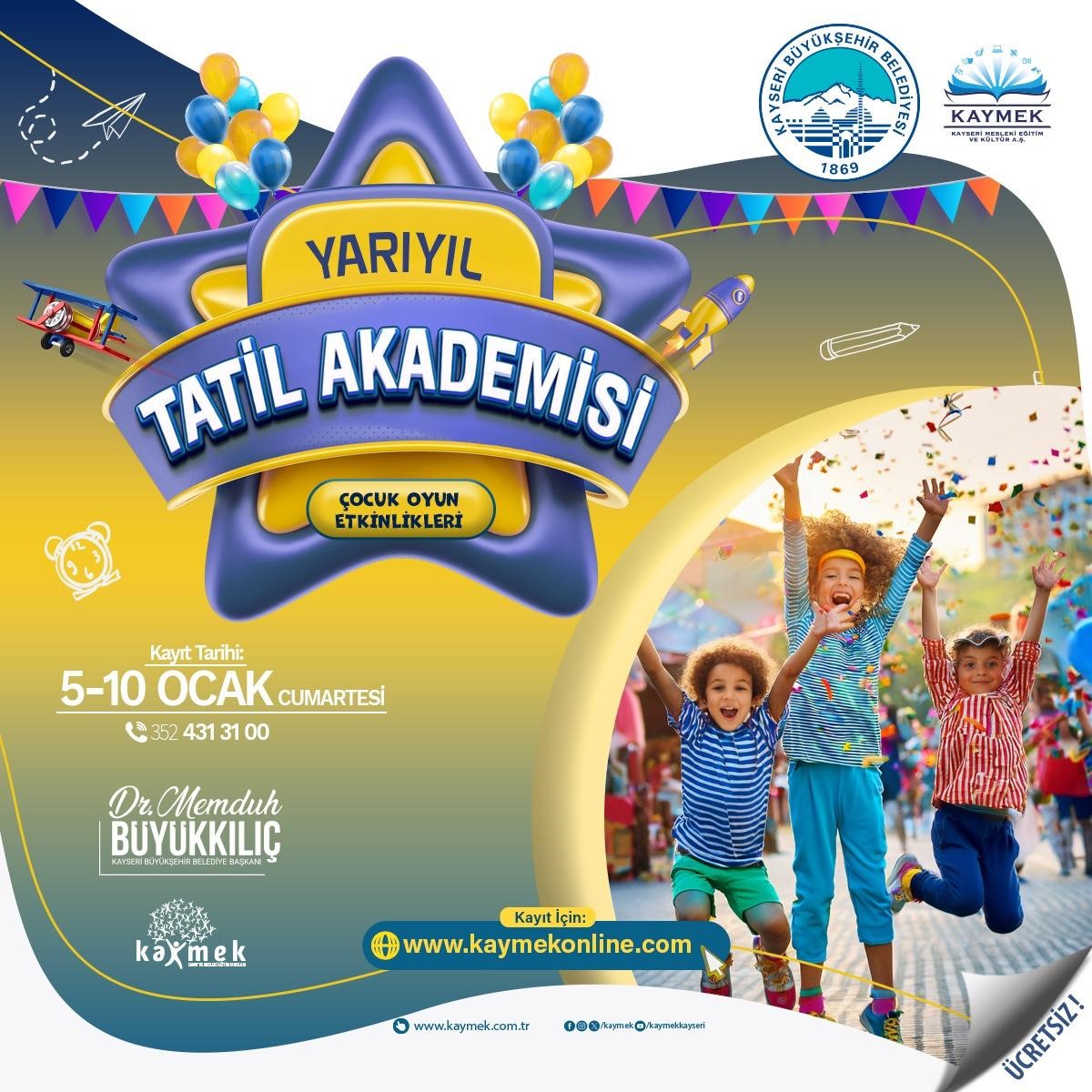 KAYMEK’ten yarıyıl tatil akademisi