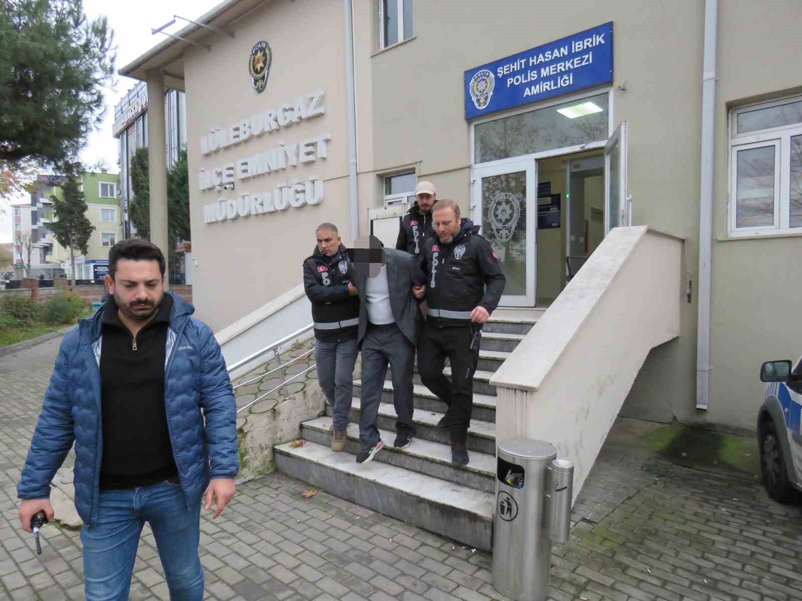 L&uuml;leburgaz&rsquo;da kasten &ouml;ld&uuml;rme ş&uuml;phelisi yakalandı
