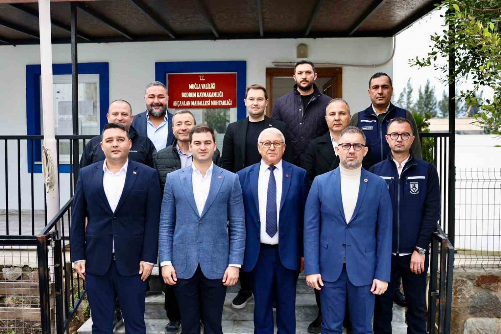 Başkan Mandalinci saha ziyaretlerine devam ediyor
