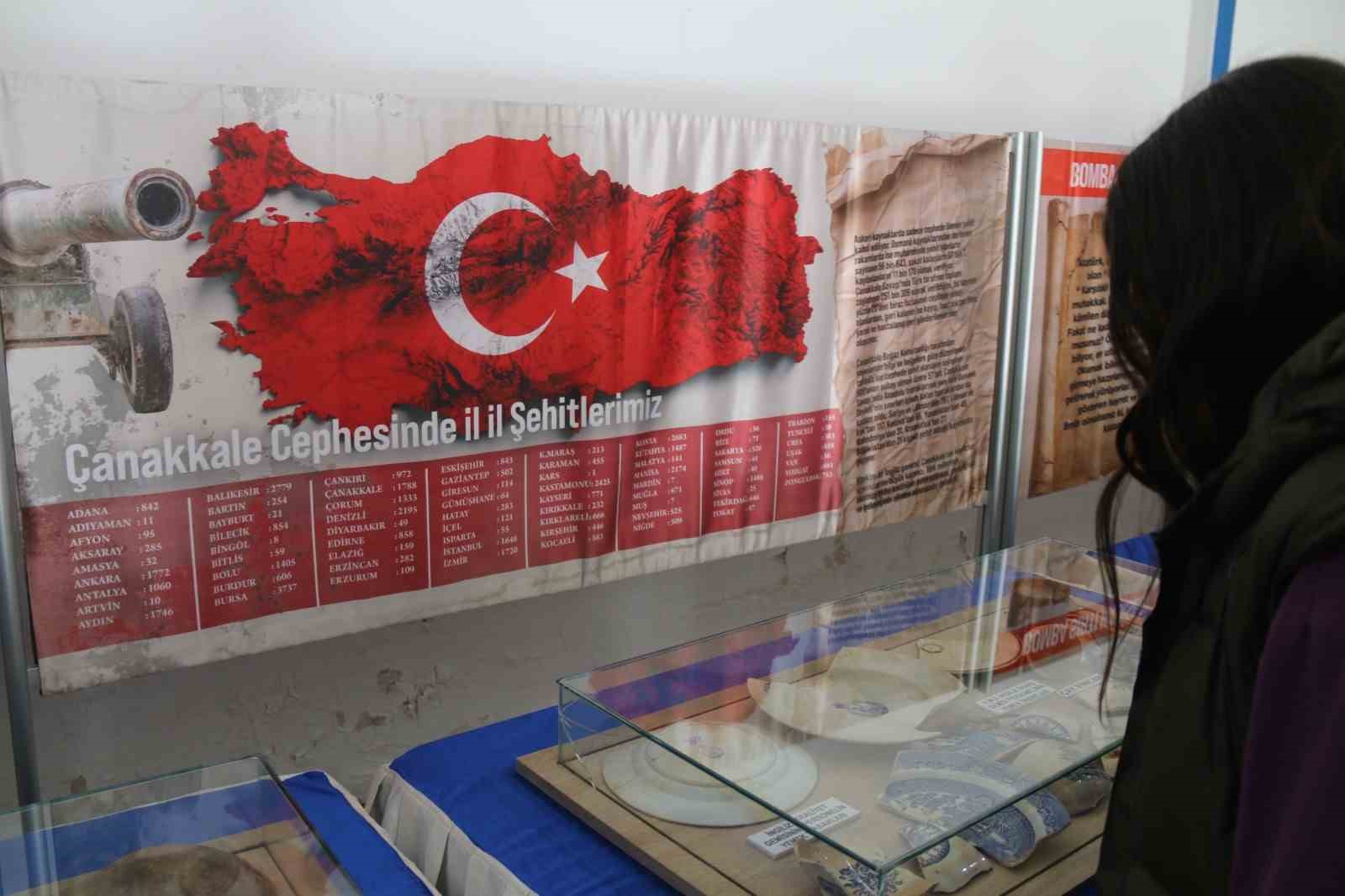 Kozan&rsquo;da &Ccedil;anakkale Savaşı Gezici M&uuml;zesi kapılarını a&ccedil;tı
