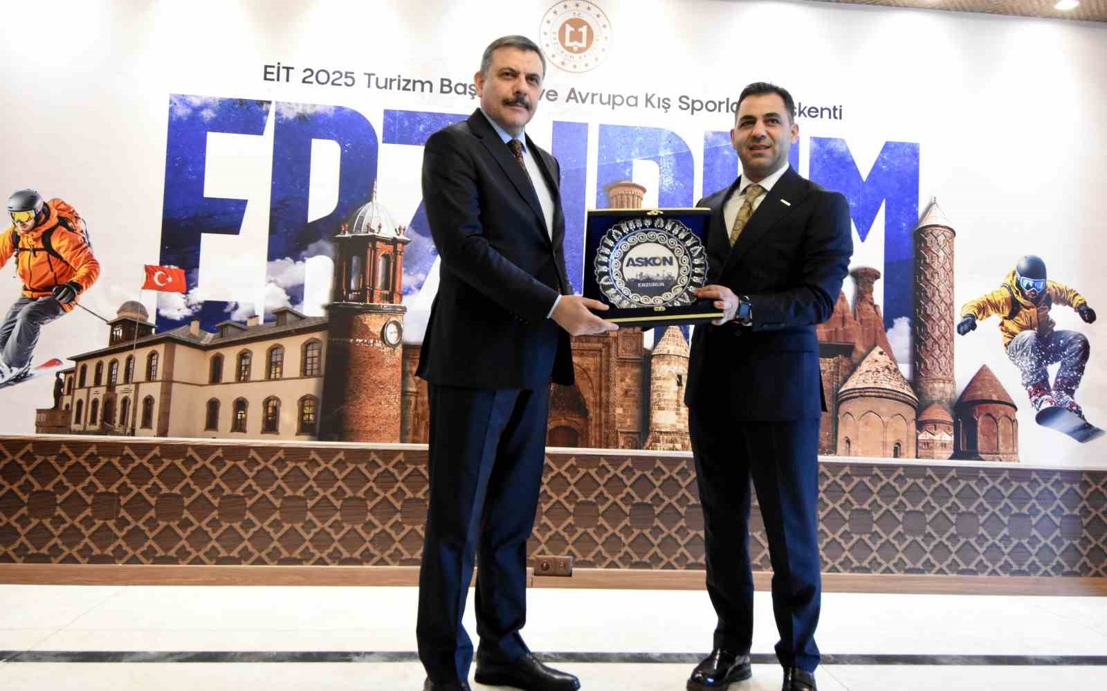 ASKON’dan Erzurum Valisi Çiftiçi’ye istişare ziyareti