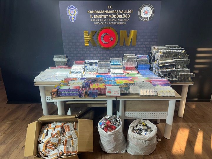 Kahramanmaraş’ta kaçakçılık operasyonlarında 3 şüpheli yakalandı