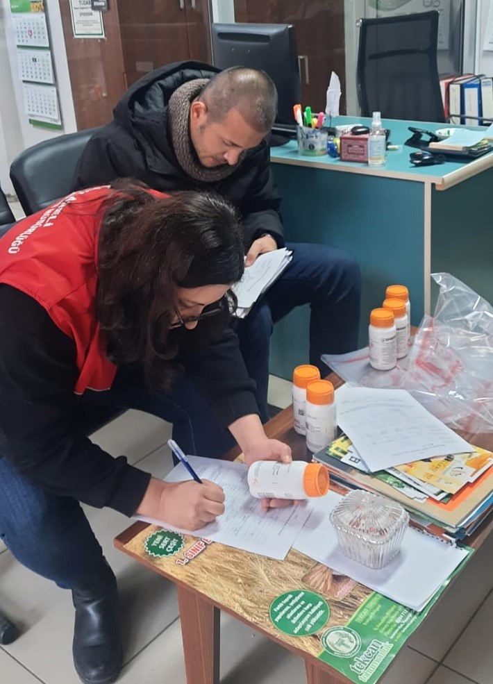 Kırklareli’nde zirai ilaç bayi kontrolleri: Alınan numuneler İstanbul’a gönderildi