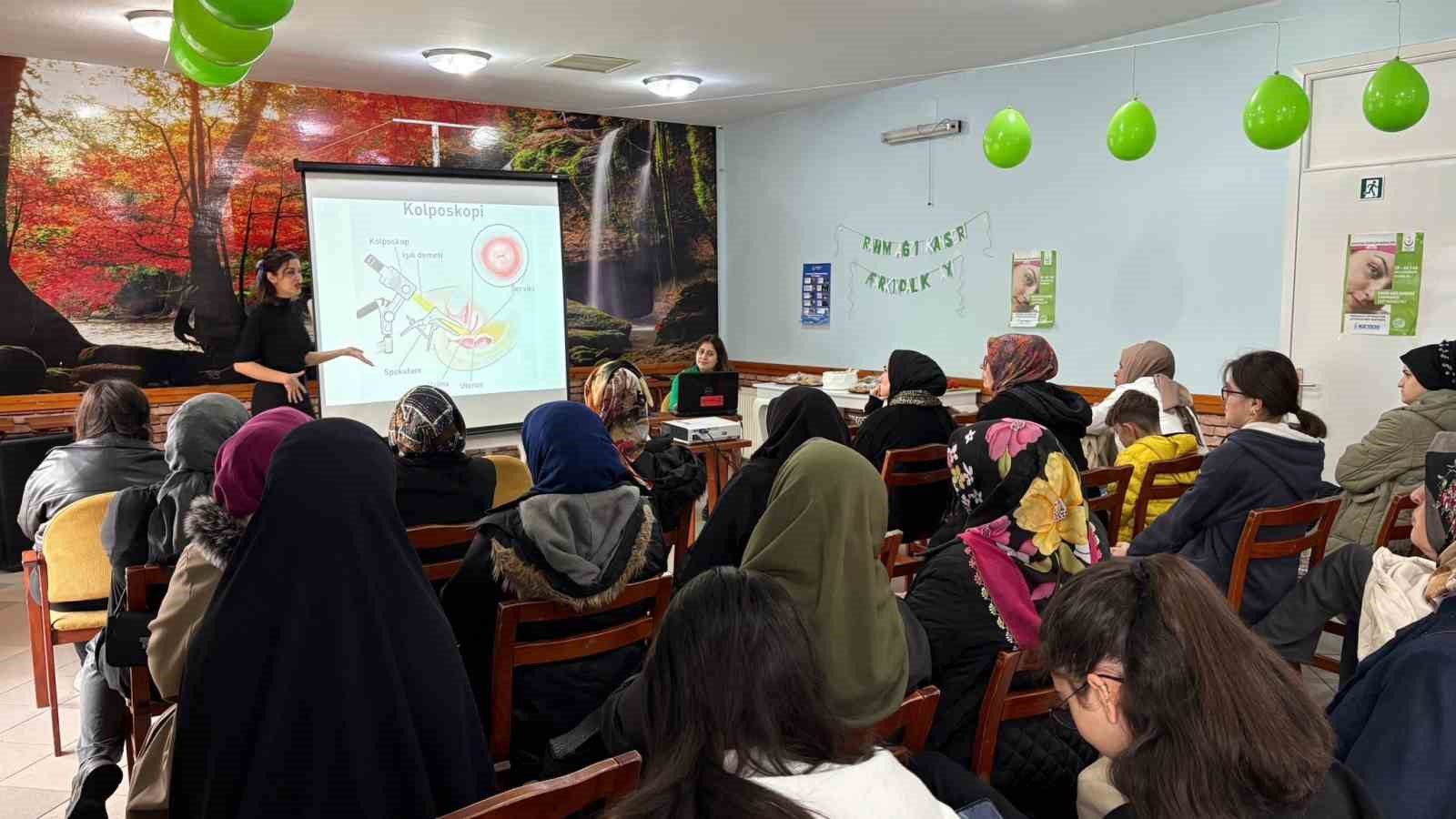 Cumayeri&rsquo;nde kadınlara anlatıldı
