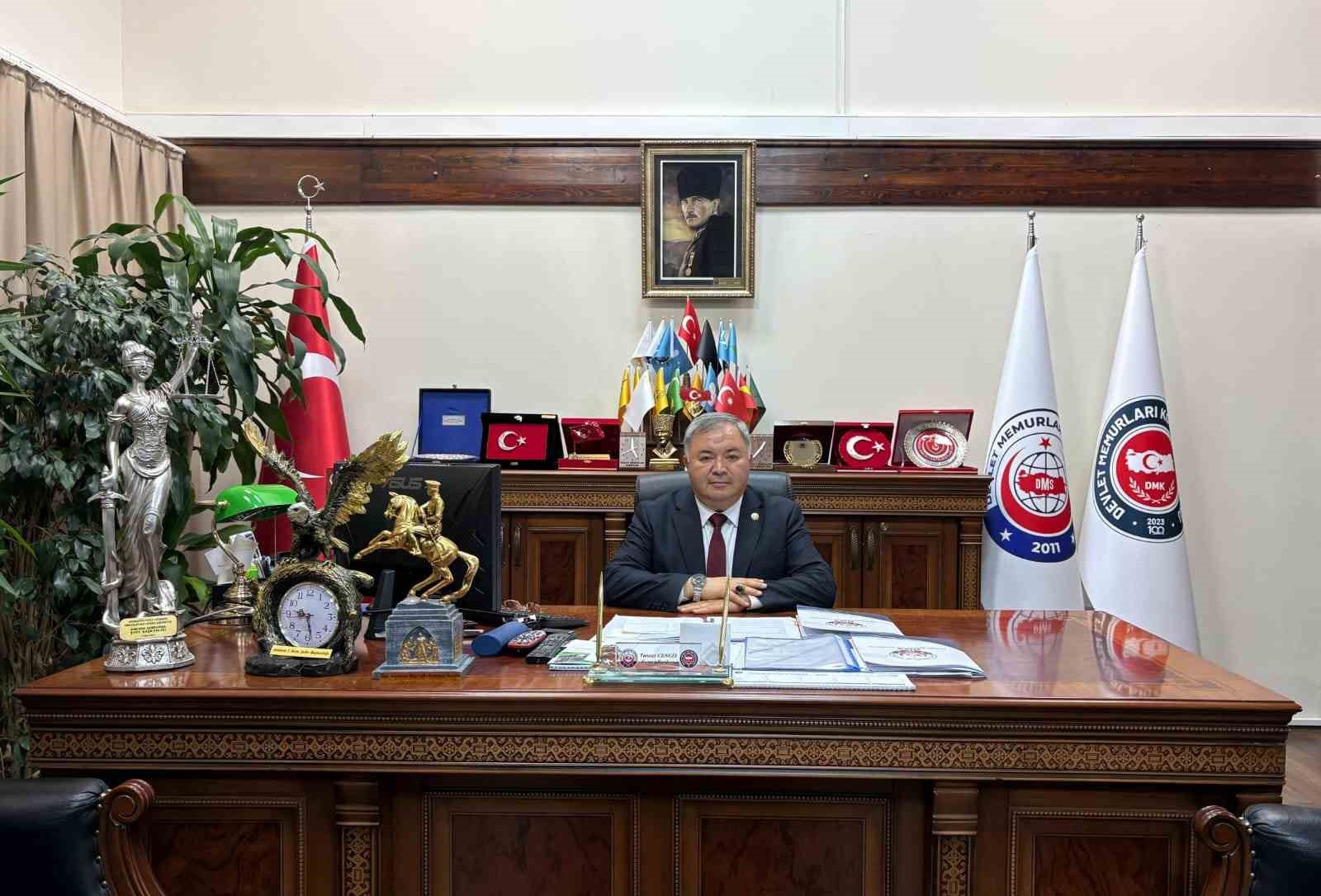 Devlet Memurları Konfederasyonu Genel Sekreteri Cengiz: "Kariyer meslek mensupları, maddi ve manevi tatminsizlik nedeniyle kurumu terk etmektedir"
