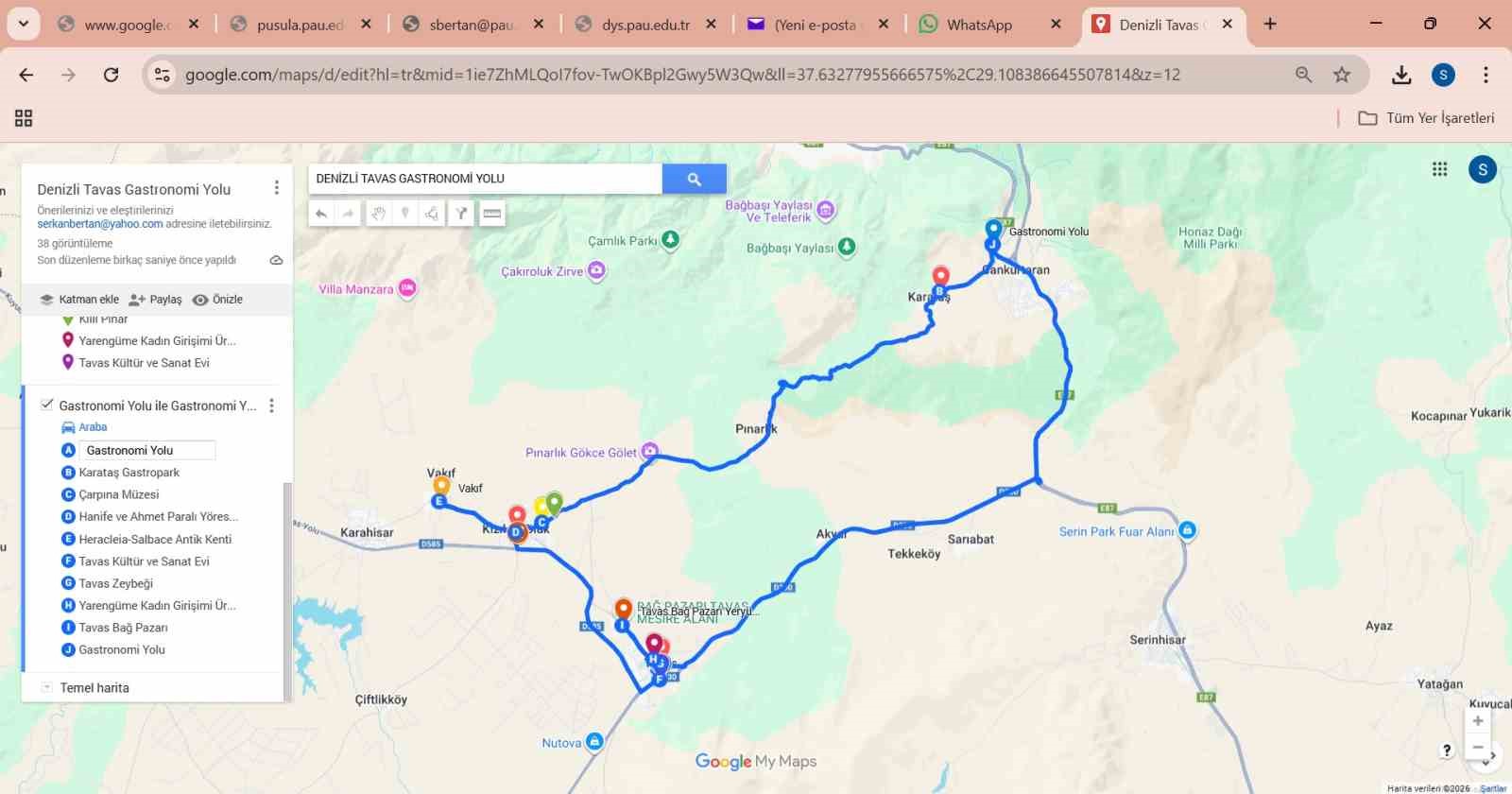 Tavas&rsquo;a Yery&uuml;z&uuml; Pazarı kuruluyor
