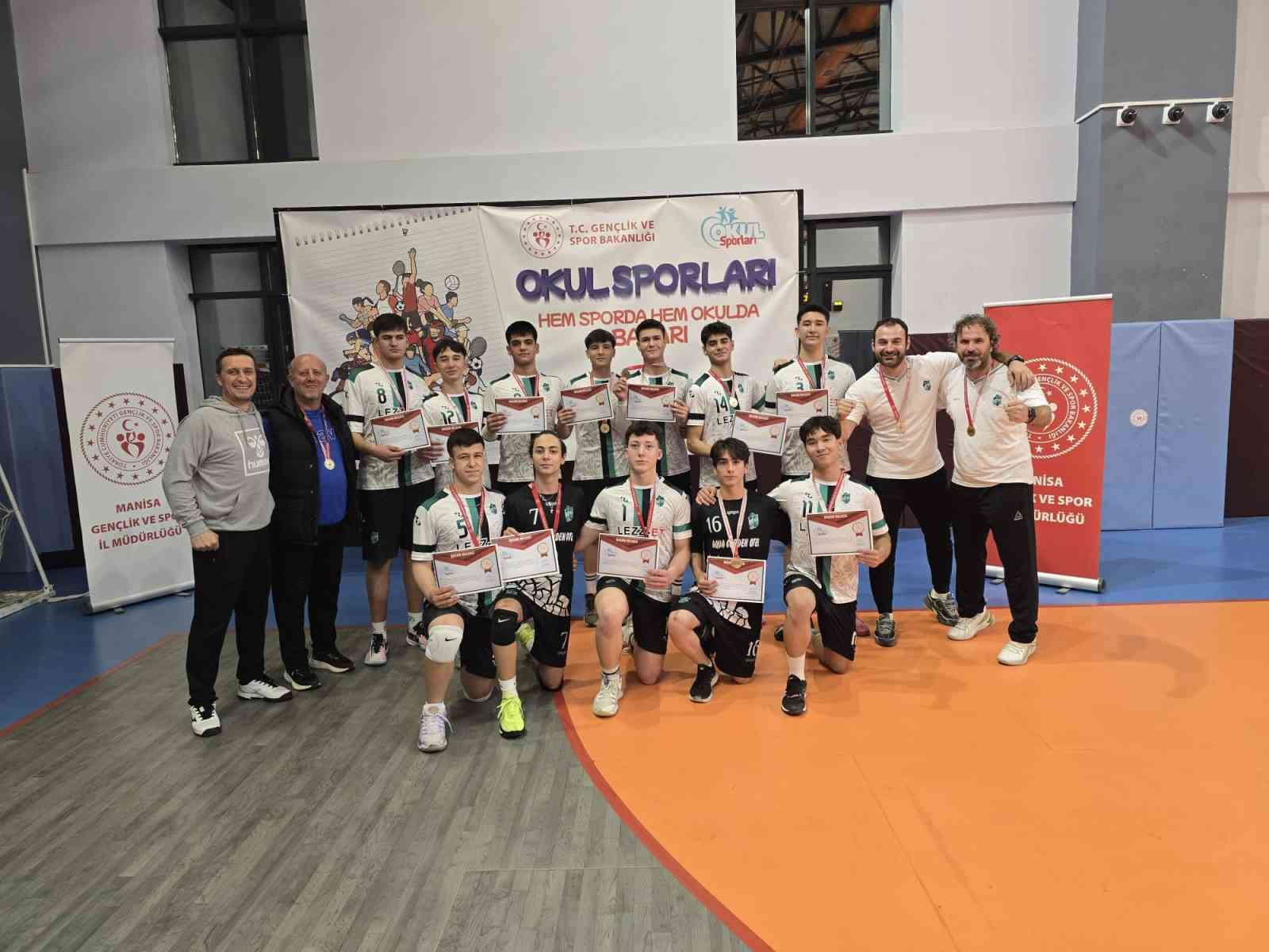 Okul Sporları Voleybol Gençler (A) Grup Müsabakaları Manisa’da tamamlandı