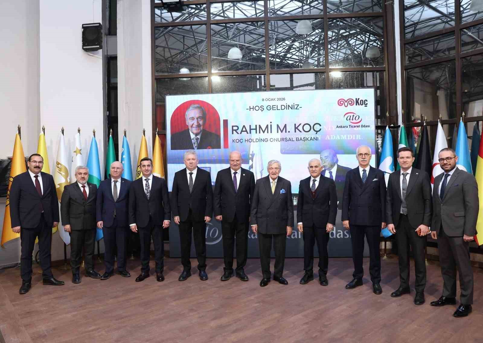ATO Başkanı Baran: "Koç Holding’in Ankara’mıza ve ülkemize katkıları son derece değerli"