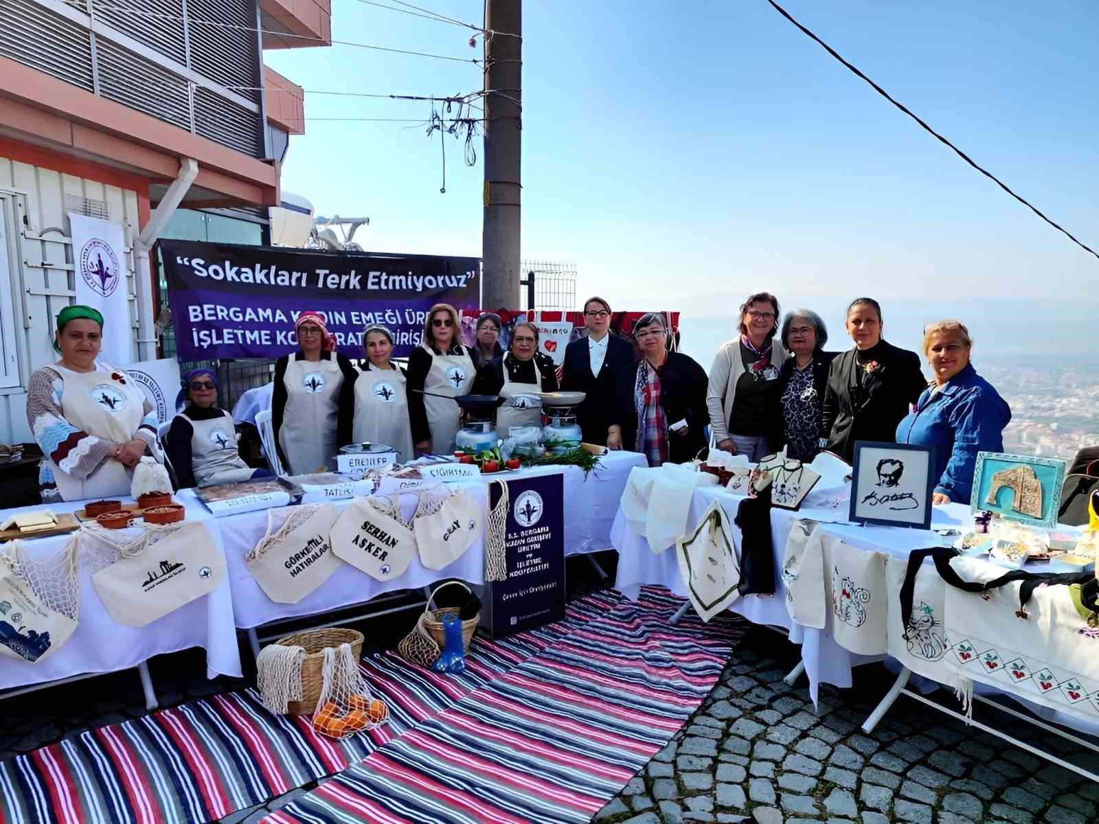 Eski usul alışveriş fileleri Bergama’da yenidan hayat buluyor