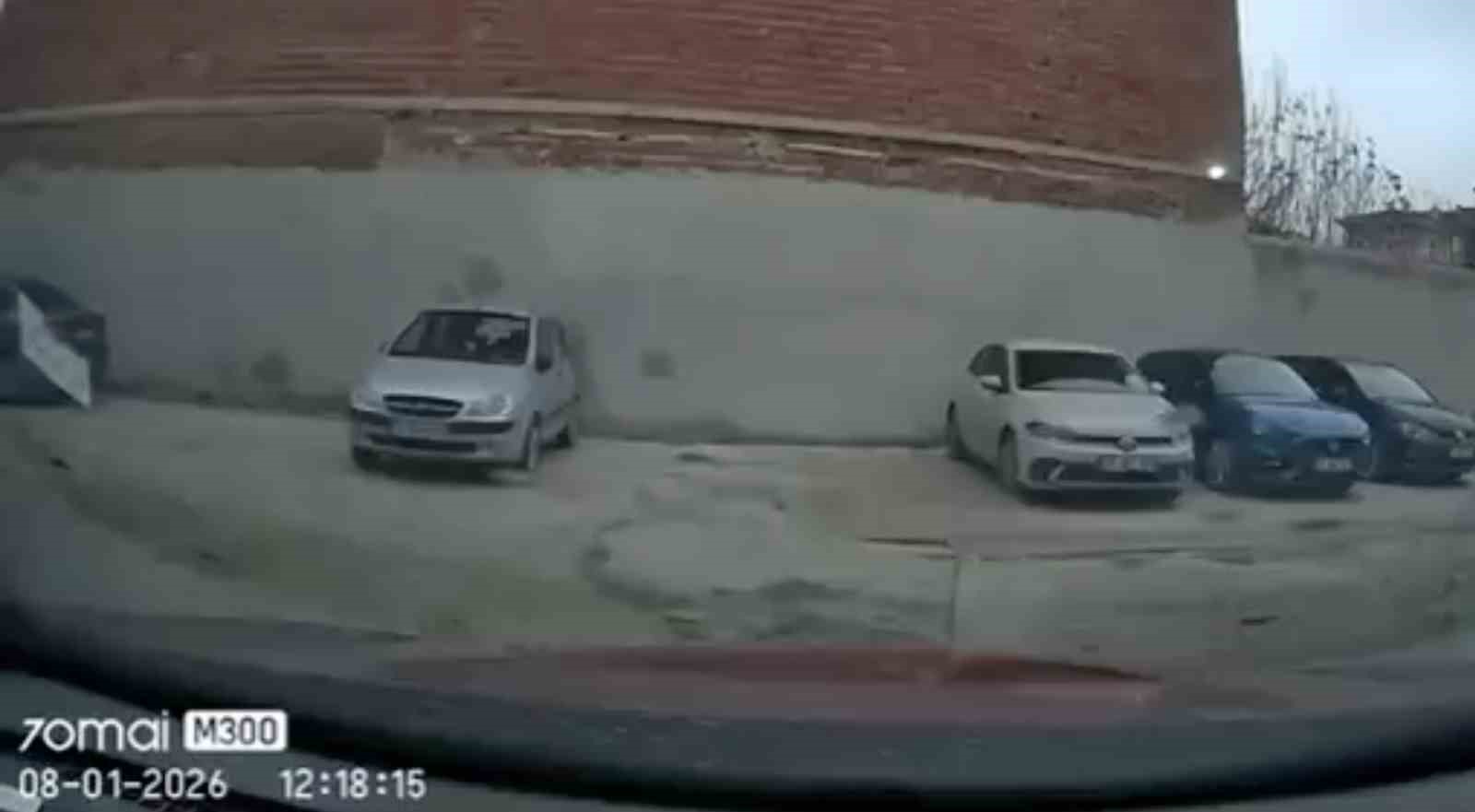 Otoparkta yaşanan facianın g&ouml;r&uuml;nt&uuml;leri ortaya &ccedil;ıktı
