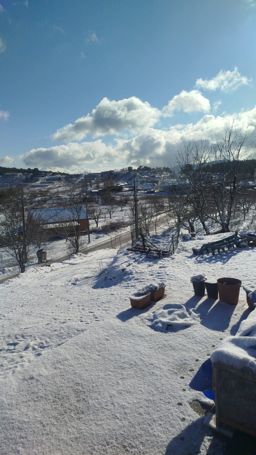 Buldan&rsquo;da yılın ilk karı &uuml;reticileri sevindirdi
