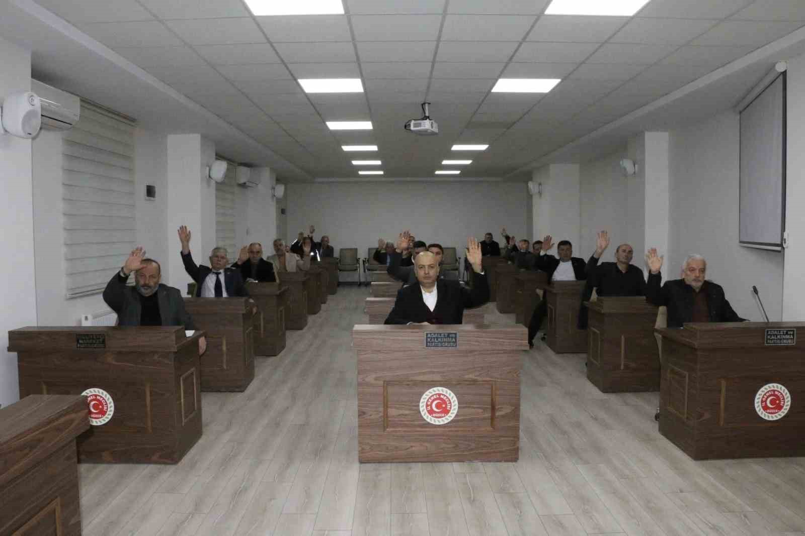 D&uuml;zce İGM ocak ayı toplantıları sona erdi
