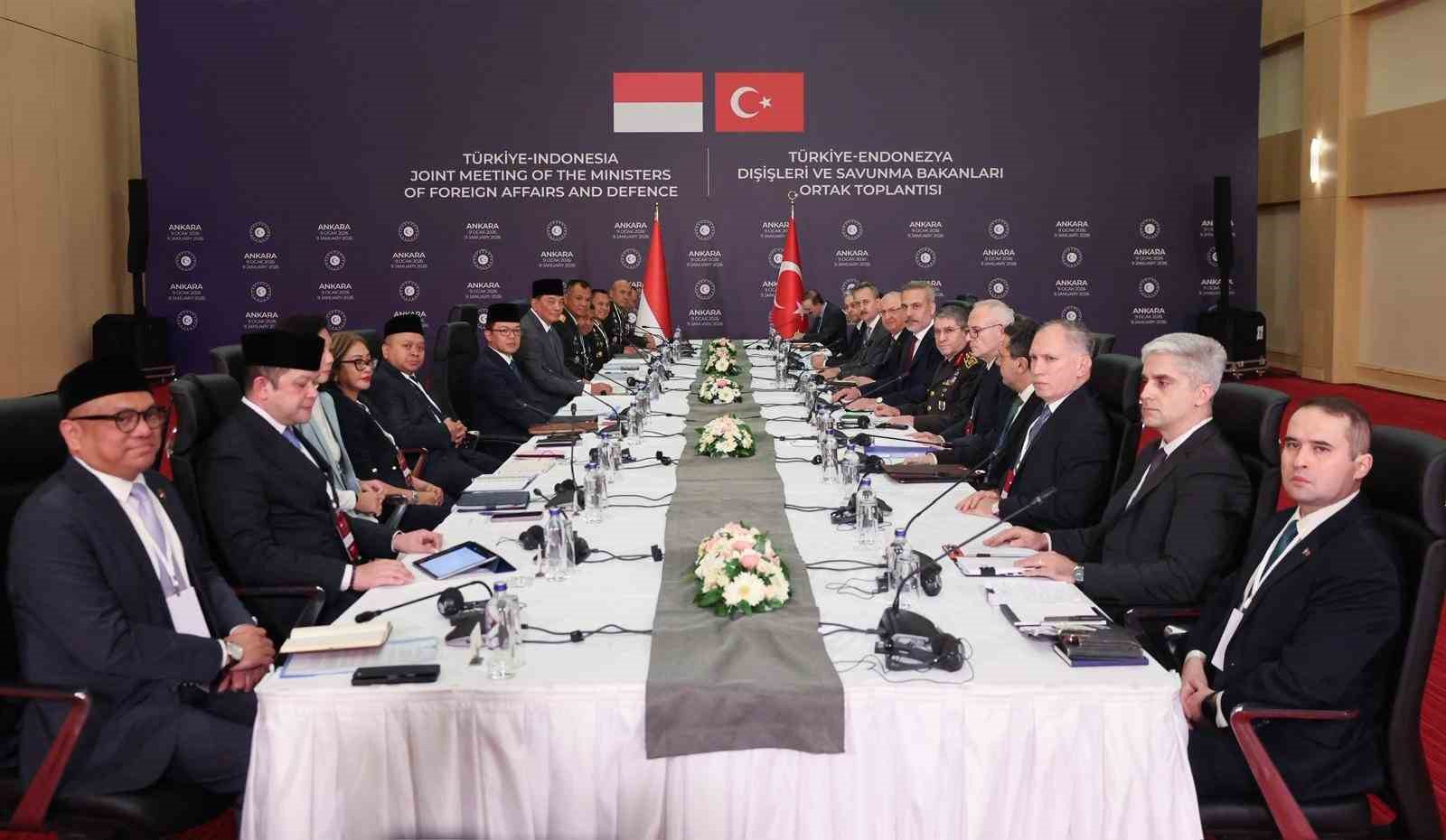 T&uuml;rkiye-Endonezya Dışişleri ve Savunma Bakanları Ortak Toplantısı Ankara&rsquo;da başladı
