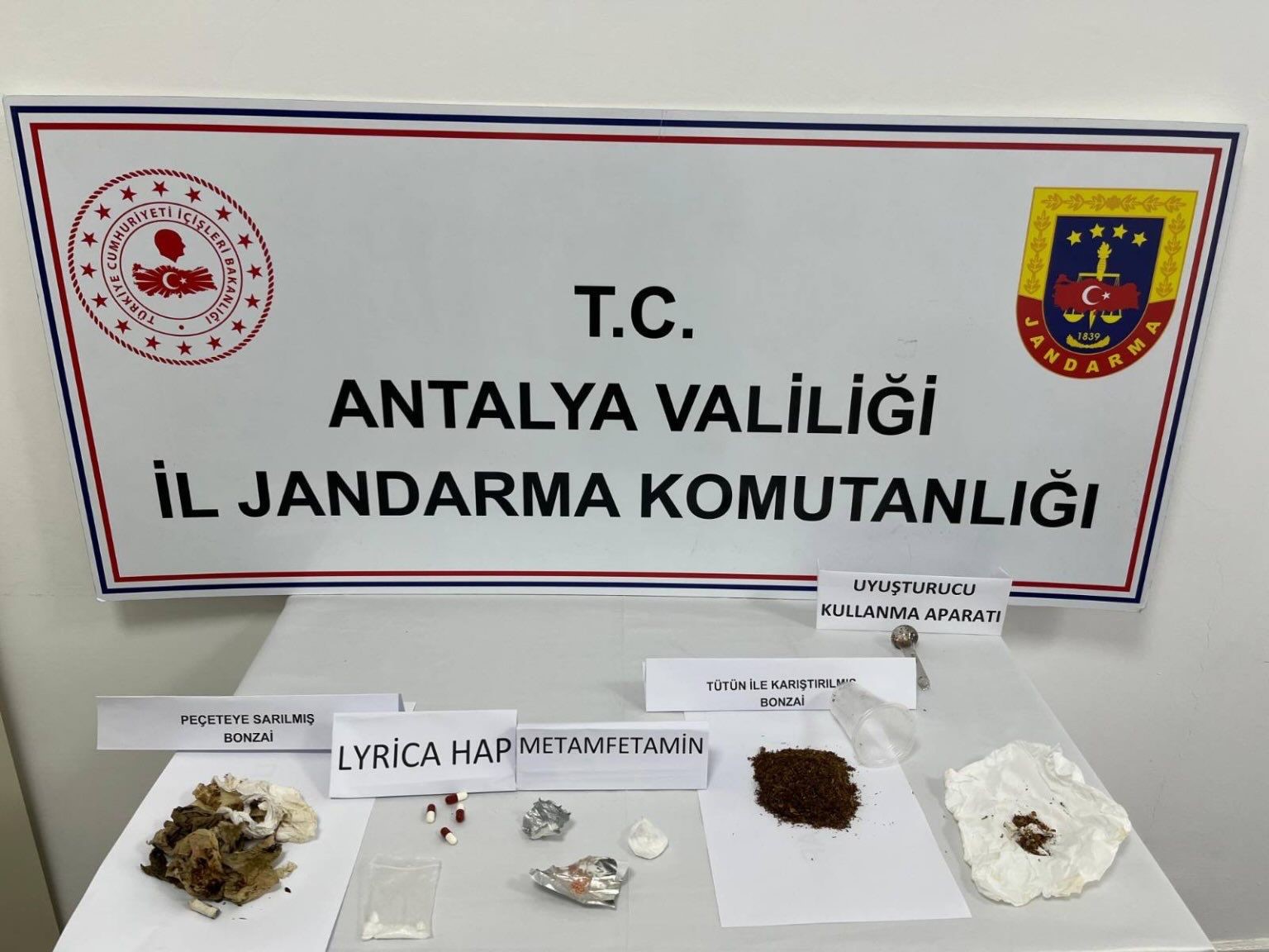 İbradı’da uyuşturucu operasyonu