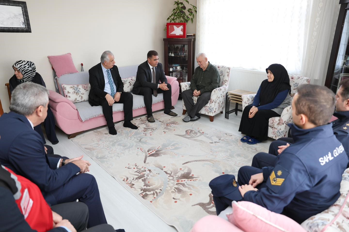 Şehit ailesine veda ziyareti