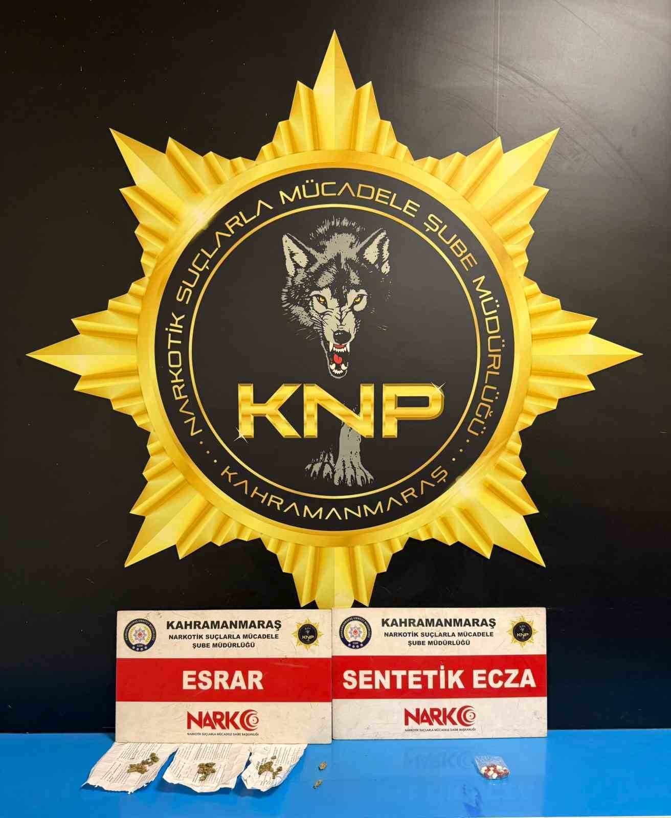 Kahramanmaraş&rsquo;ta uyuşturucuyla yakalanan 4 ş&uuml;pheli tutuklandı
