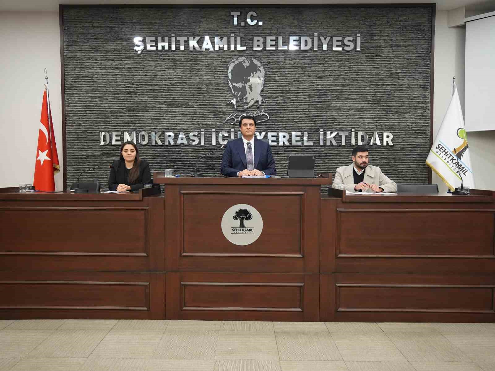 Şehitkamil Belediyesi Ocak ayı meclis toplantısı tamamlandı