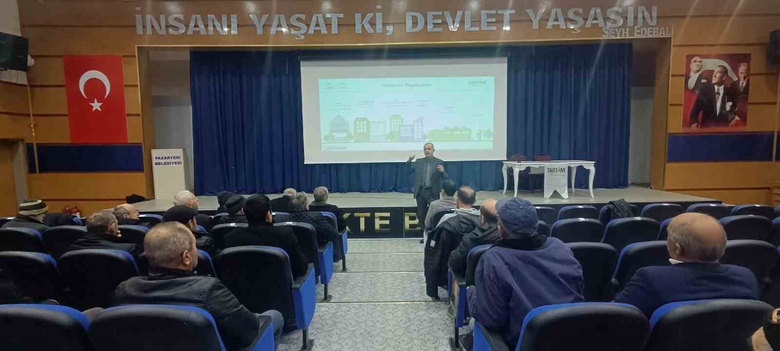 Bilecik&rsquo;te &uuml;reticilere tarım sigortaları anlatıldı
