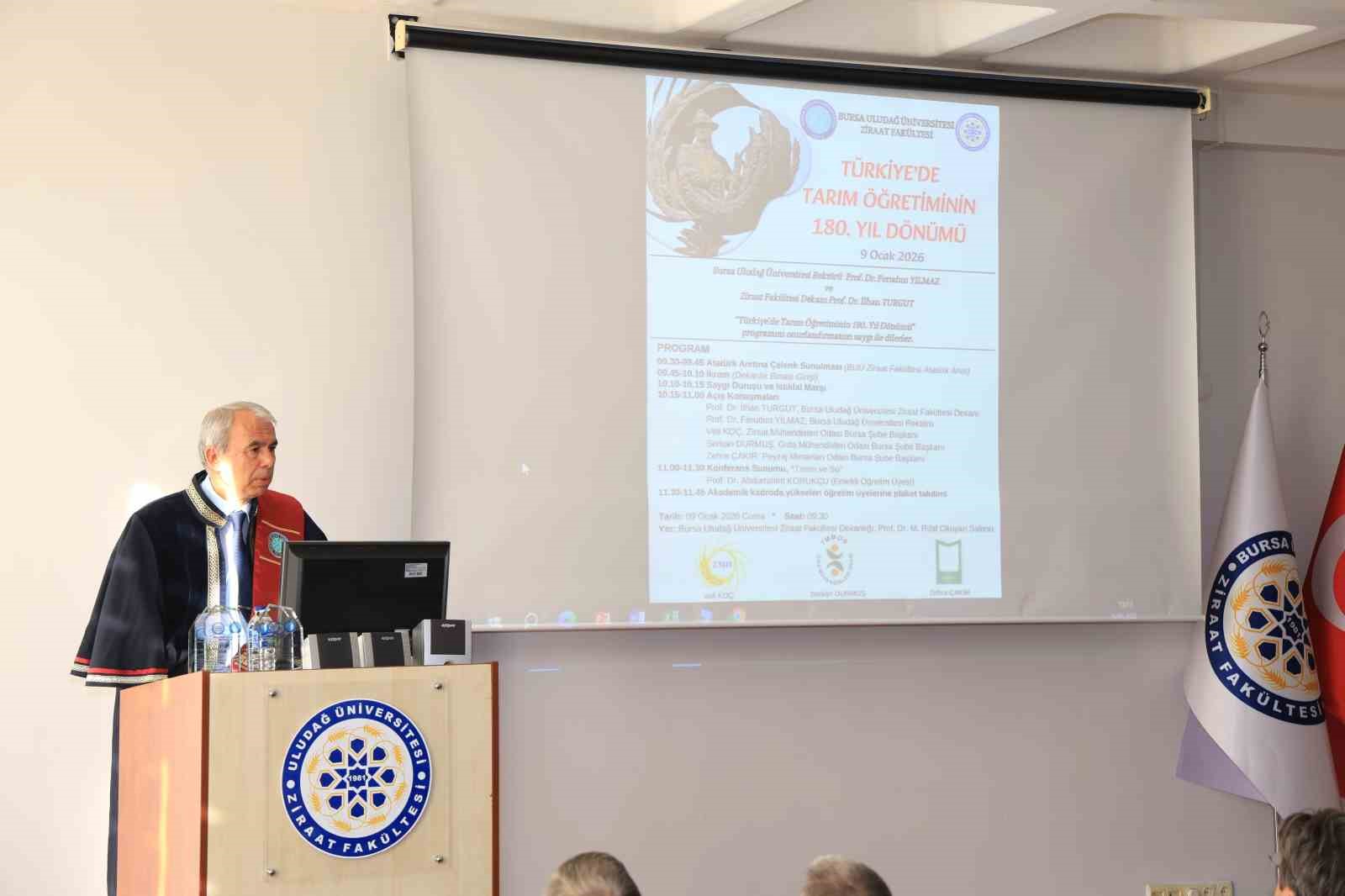 Tarımsal &ouml;ğretimin 180. yılı BU&Uuml;&rsquo;de kutlandı
