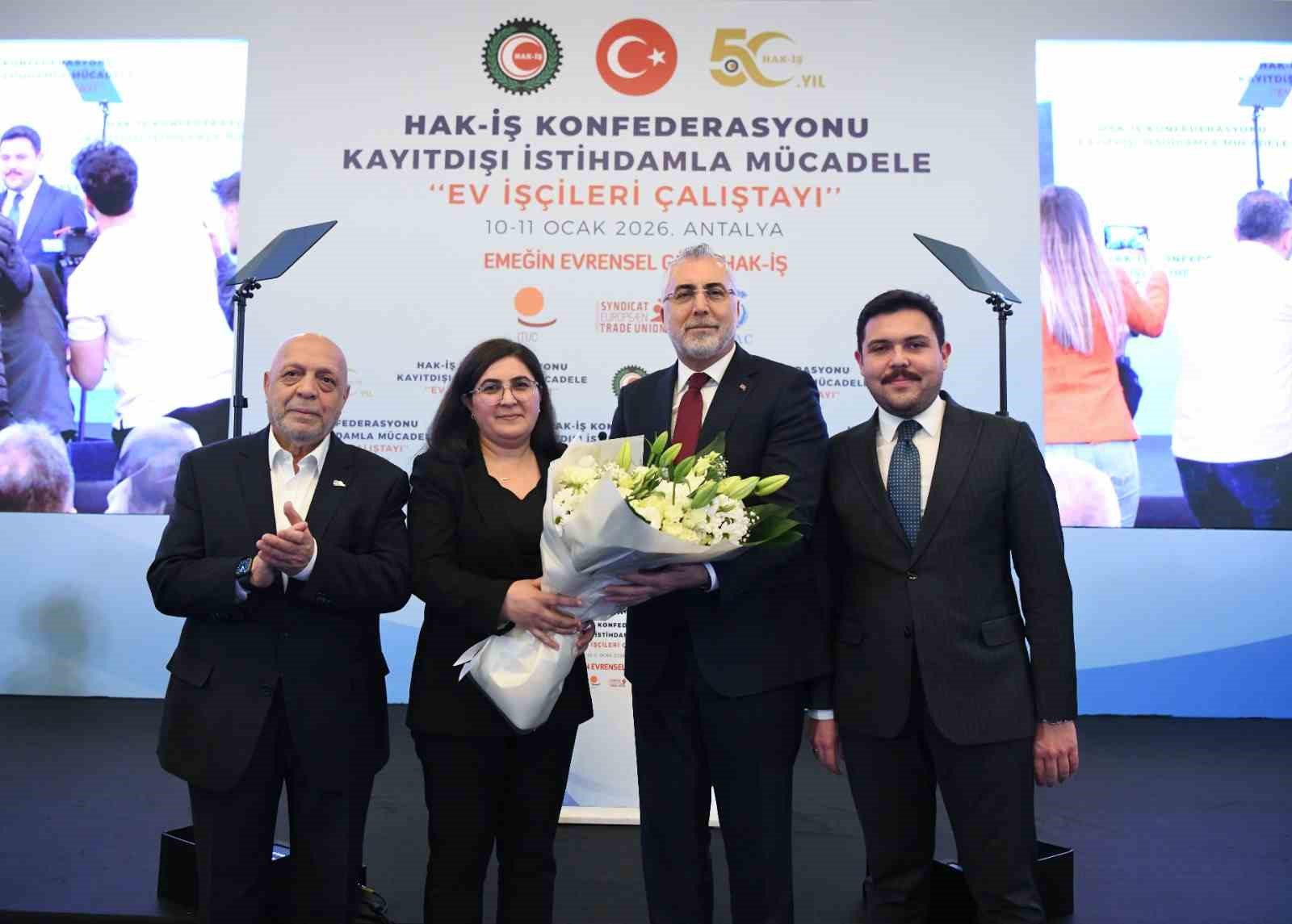 Bakan Işıkhan: "Ülkemizde ev hizmetlerinde çalışanlar, 4857 sayılı İş Kanunu’nun kapsamı dışında tutulmuştur"