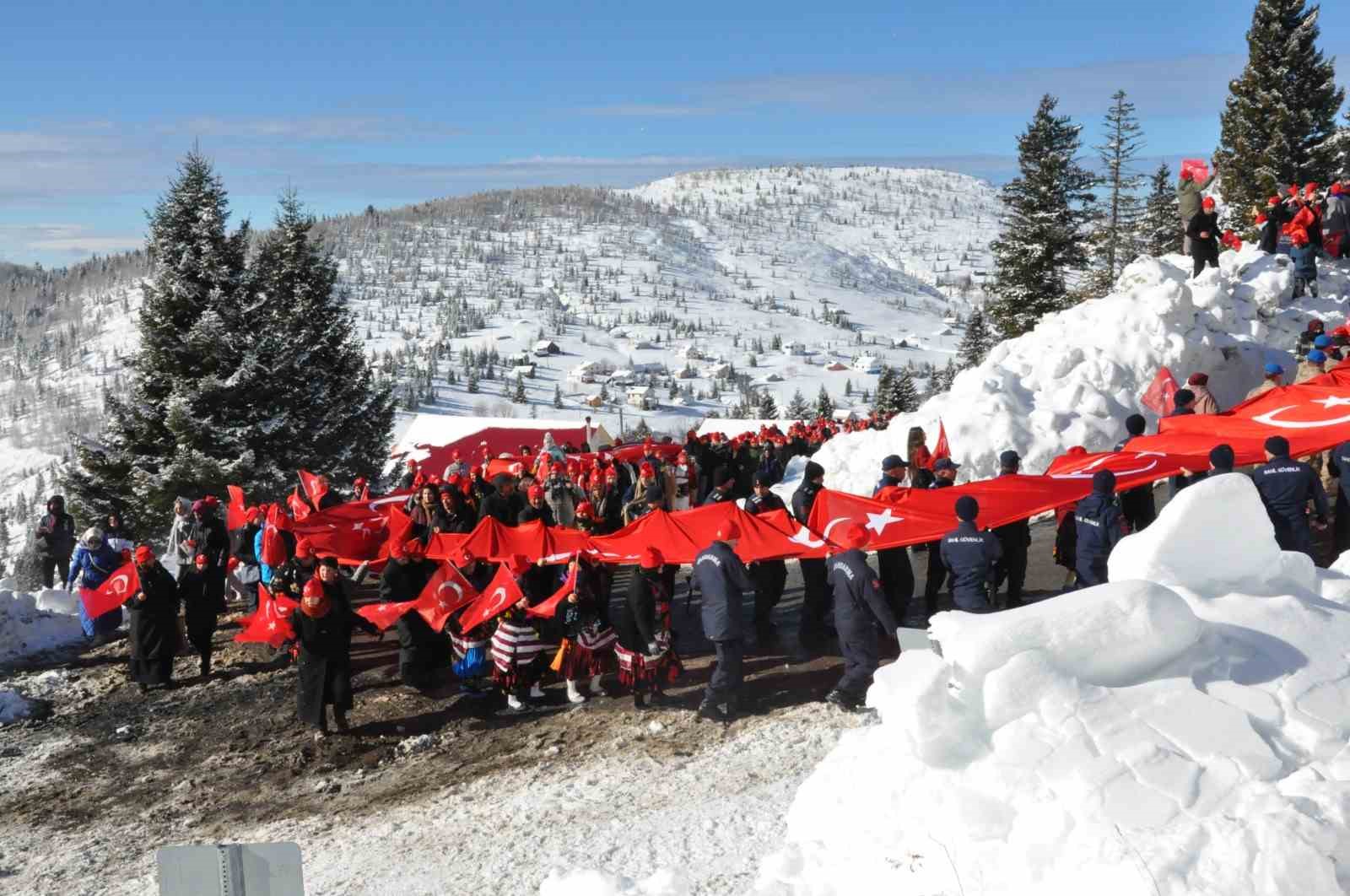 6. Geleneksel Sis Dağı Sarıkamış Şehitleri Anma Y&uuml;r&uuml;y&uuml;ş&uuml;
