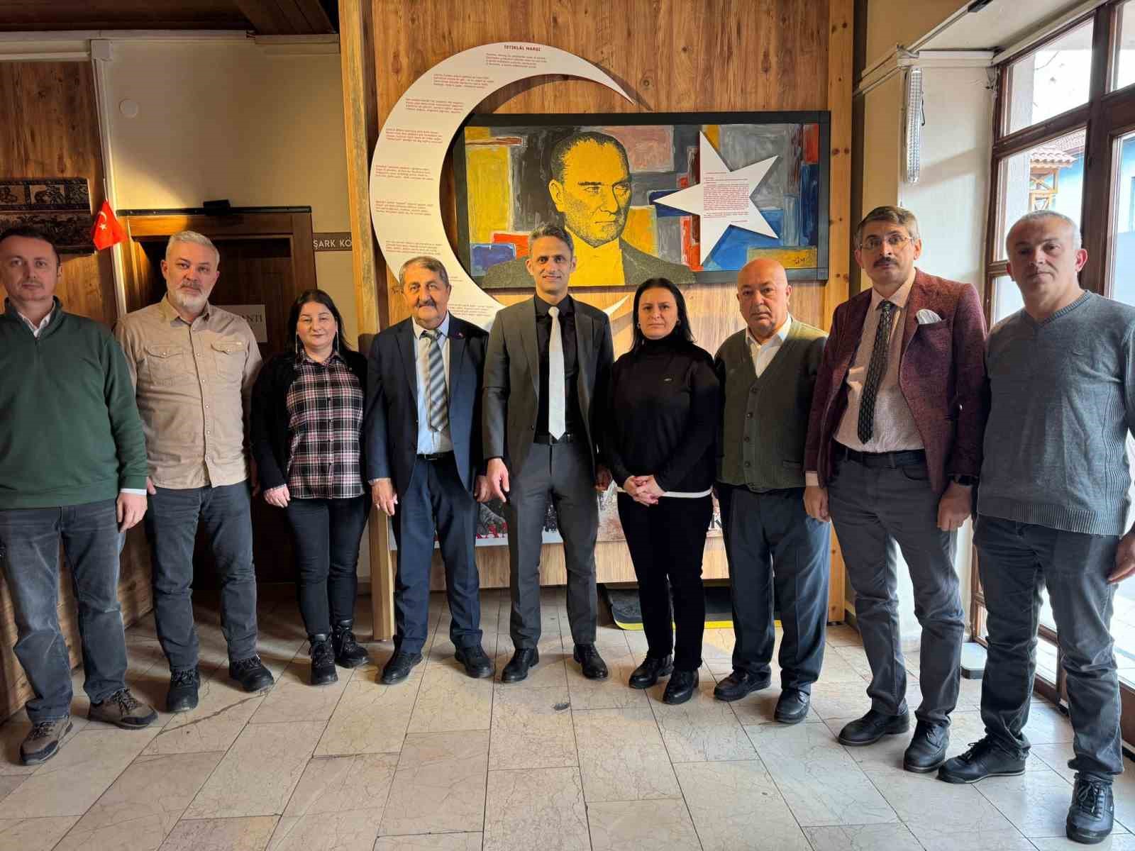 Kaymakam Kaya, gazetecileri ağırladı
