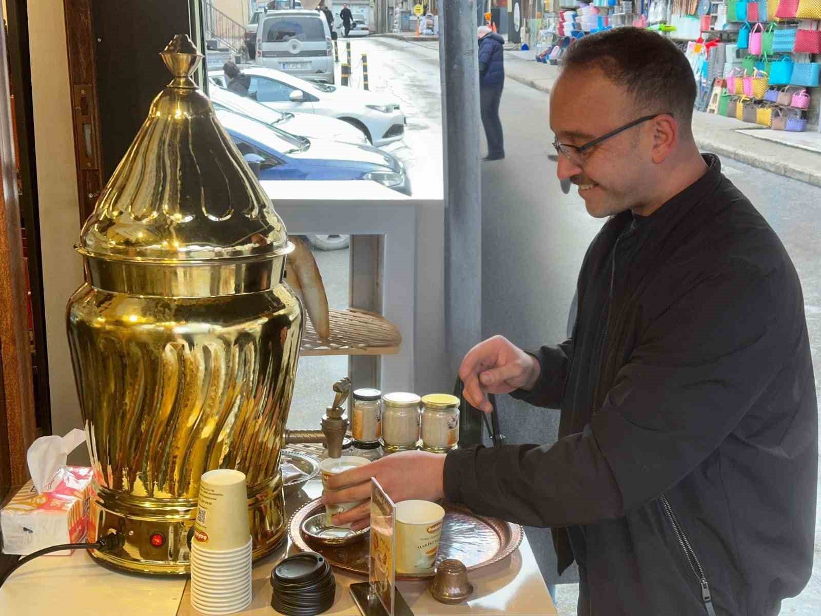 Kışın vazgeçilmezi salep yoğun ilgi görüyor