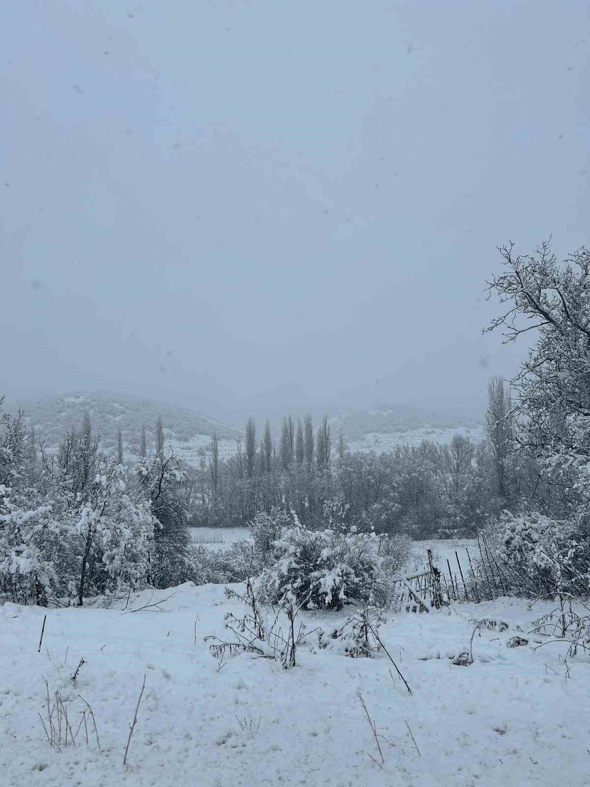 Eskişehir&rsquo;de kar kalınlığı 25 santimetreyi ge&ccedil;ti, yollar kapandı
