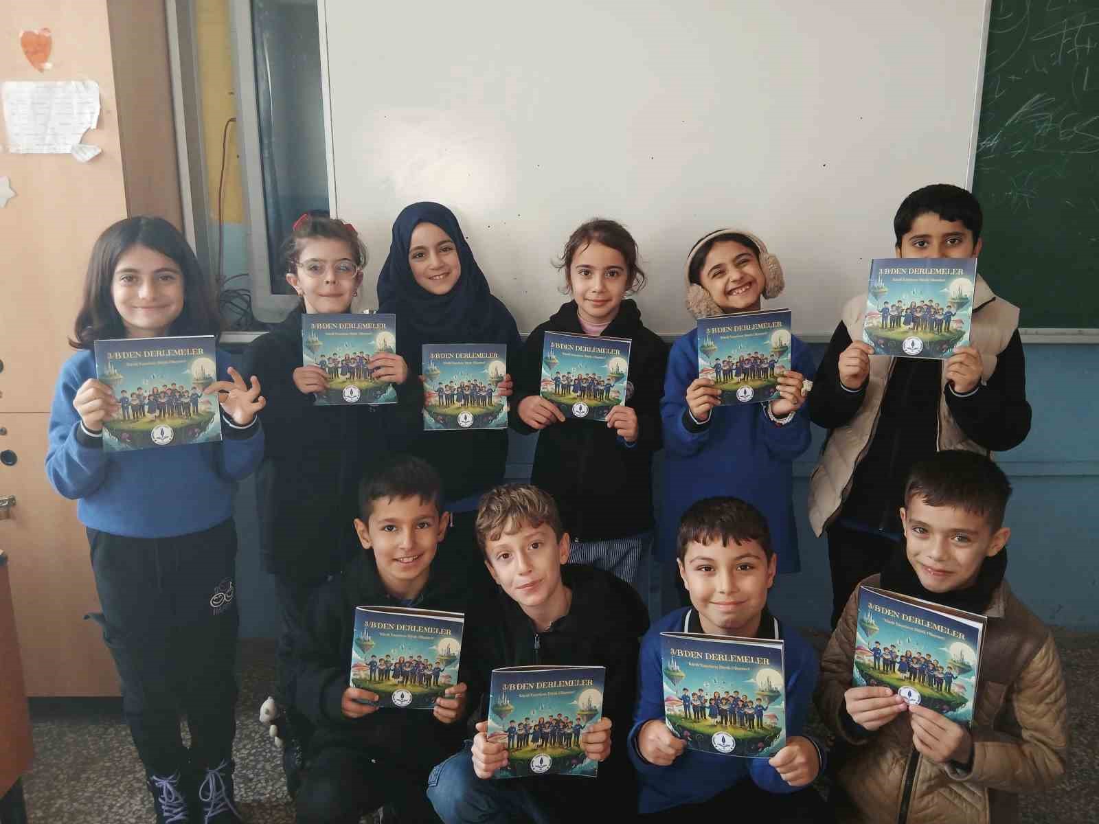 İlkokul öğrencileri, hayallerini kitaba taşıdı