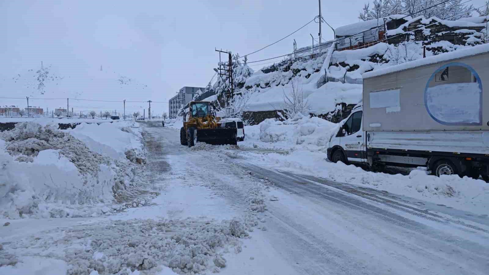 Bitlis’te karla mücadele seferberliği