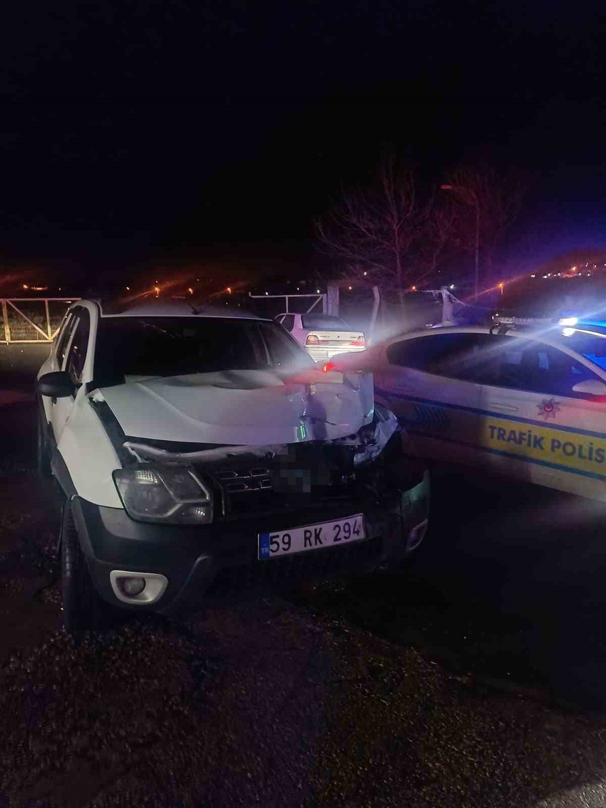 Elektrikli bisikletliye &ccedil;arpıp ka&ccedil;an alkoll&uuml; s&uuml;r&uuml;c&uuml; sanayide yakalandı
