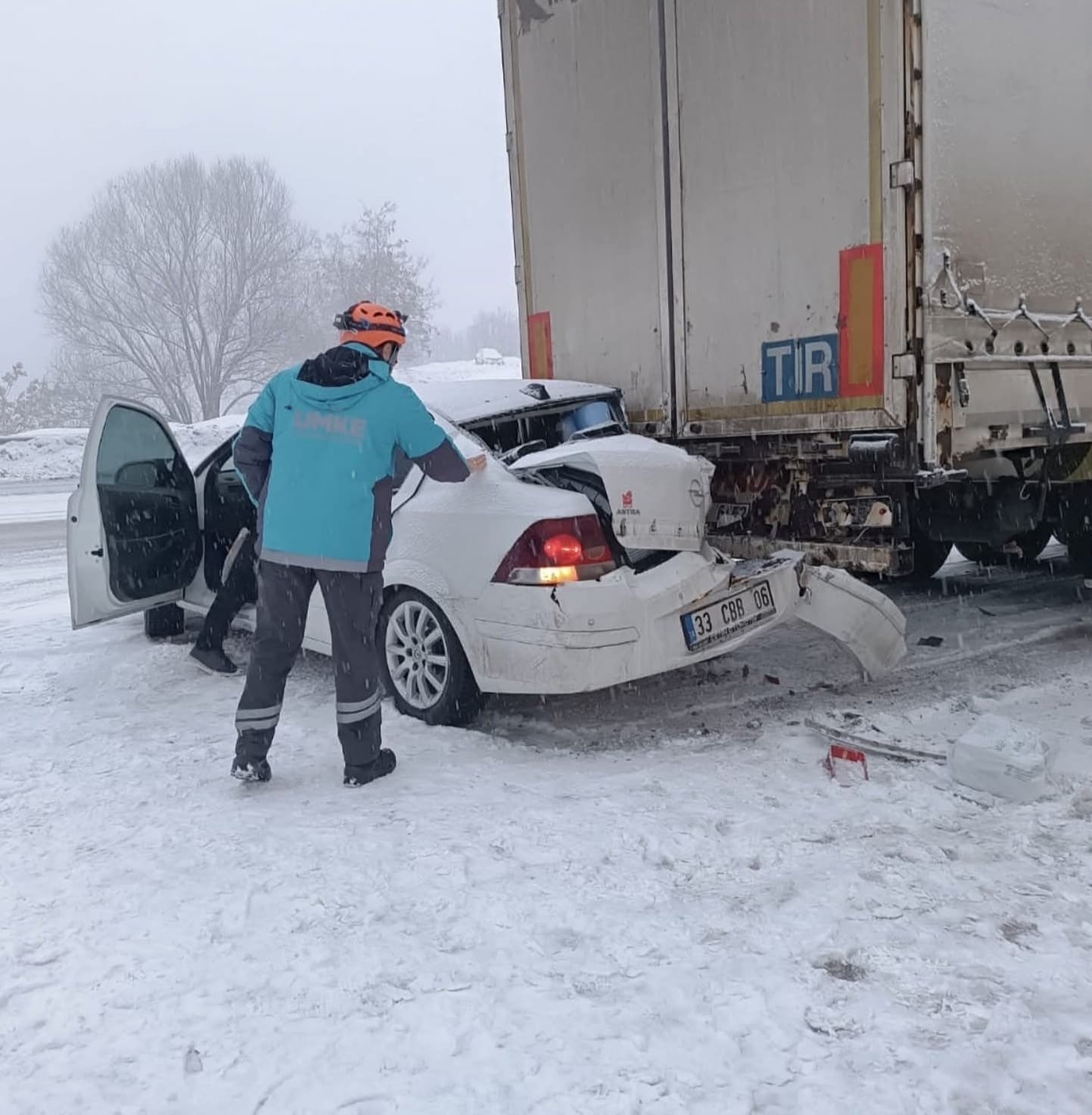 Bing&ouml;l&rsquo;de trafik kazası: 1 yaralı
