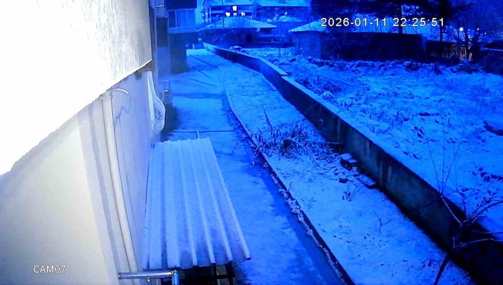 Kırşehir’de kar yağışı öncesinde gökyüzü aydınlandı