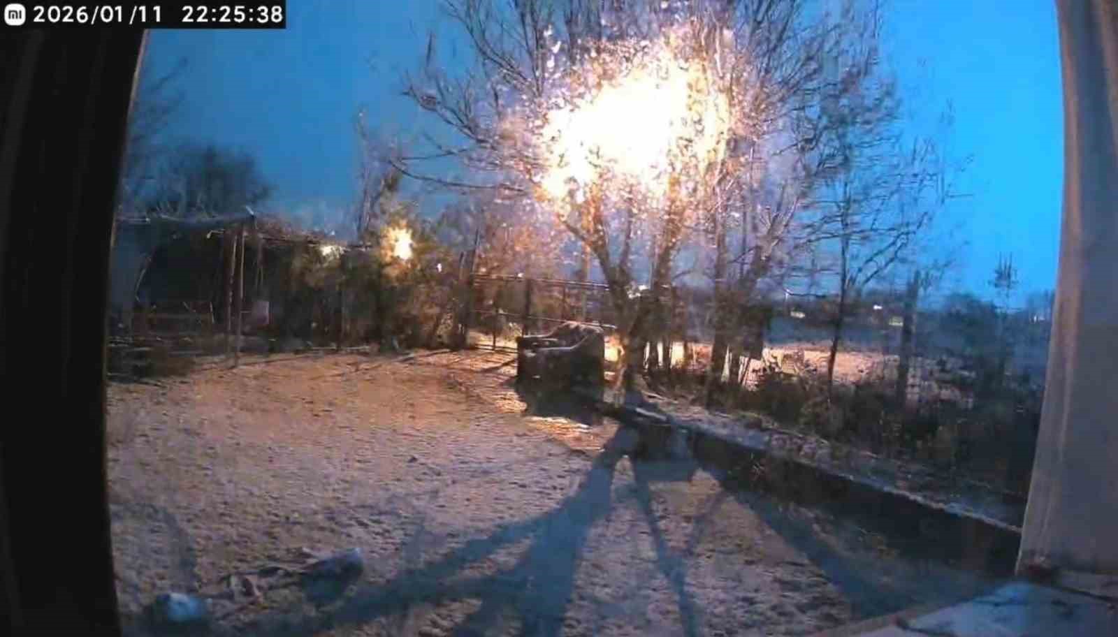 Kırşehir&rsquo;de kar yağışı &ouml;ncesinde g&ouml;ky&uuml;z&uuml; aydınlandı
