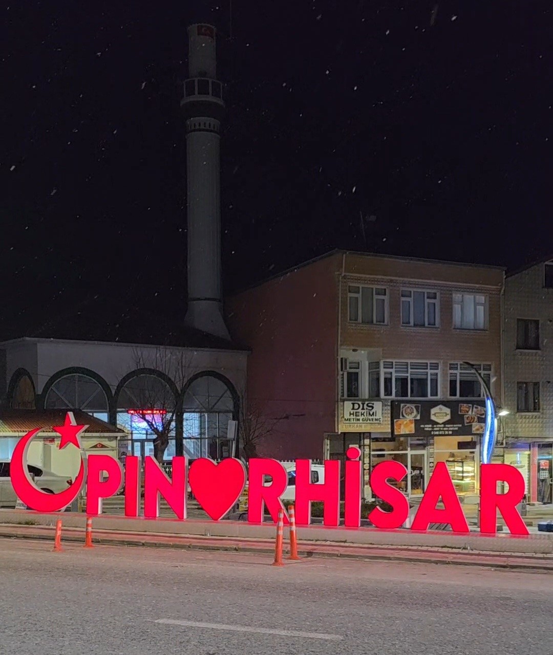 Pınarhisar&rsquo;da kar yağışı başladı
