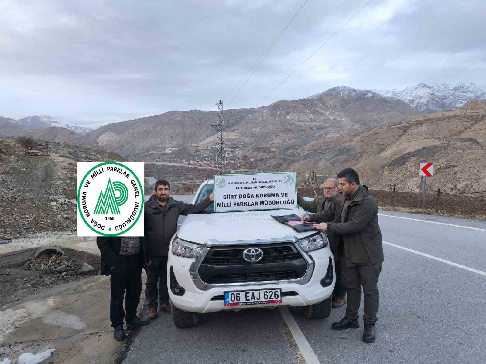 Siirt’te kaçak avlanan kişiye 14 bin lira ceza kesildi