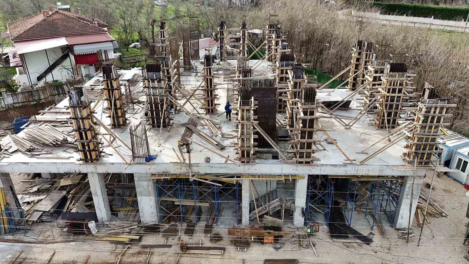 Karap&uuml;r&ccedil;ek&rsquo;te sosyal yaşamın merkezi olacak SGM y&uuml;kseliyor
