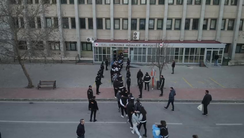 Denizli’de 31 üyesi tutuklanan suç örgütüne 2. dalga operasyon: Gözaltına alınan 17 kişiden 12’si tutuklandı