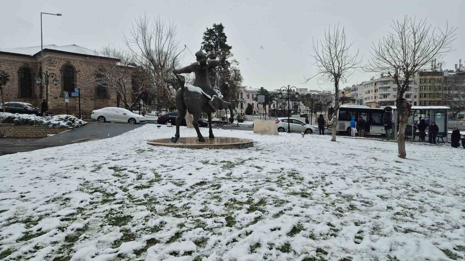 Kar yağışına en çok Büyükşehir Belediye Başkanı sevindi