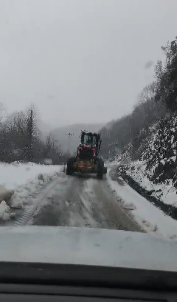 Yalova&rsquo;da kar yağışı
