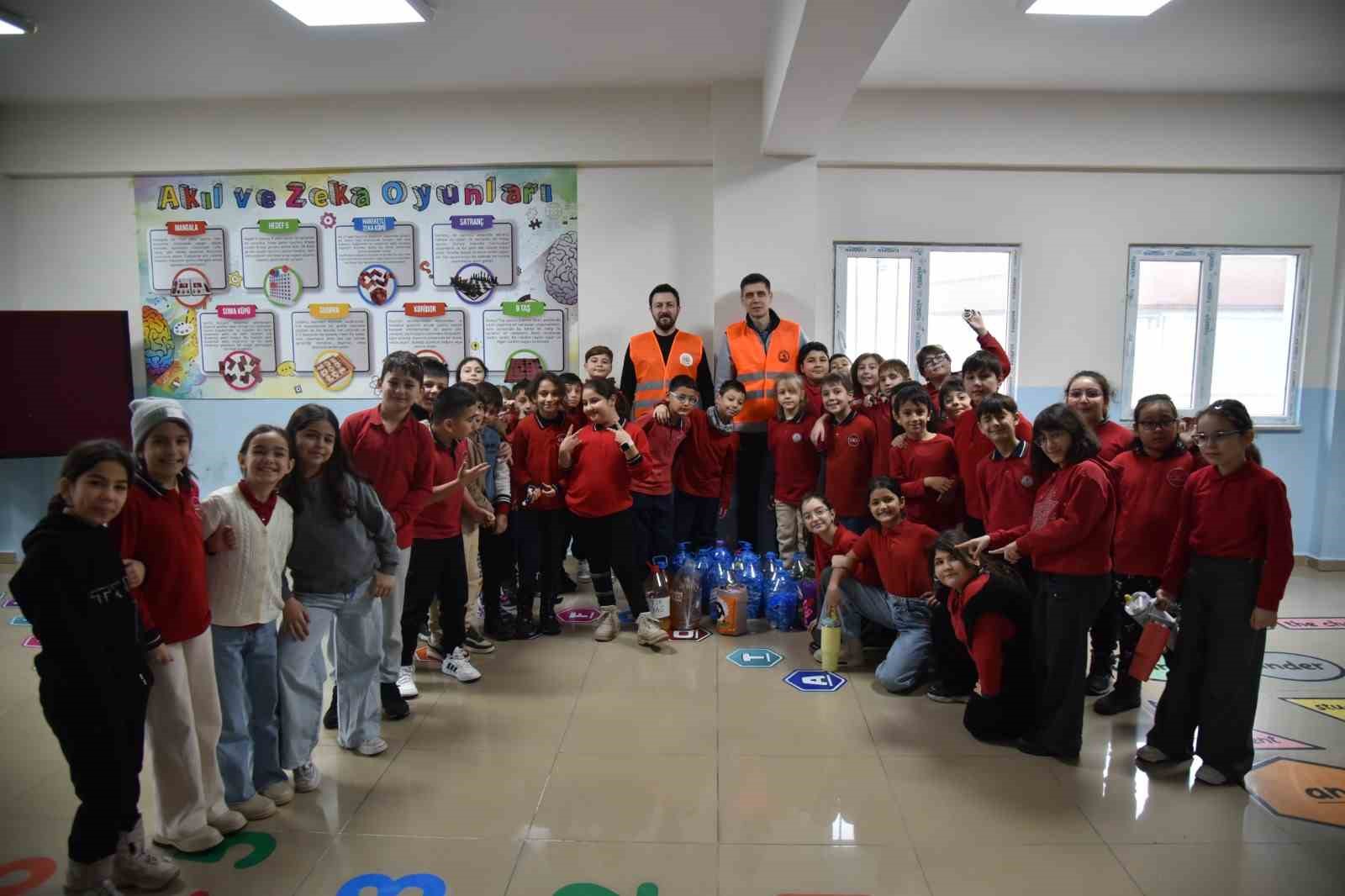 Atakum Belediyesi&rsquo;nden &ouml;ğrencilere sıfır atık farkındalığı
