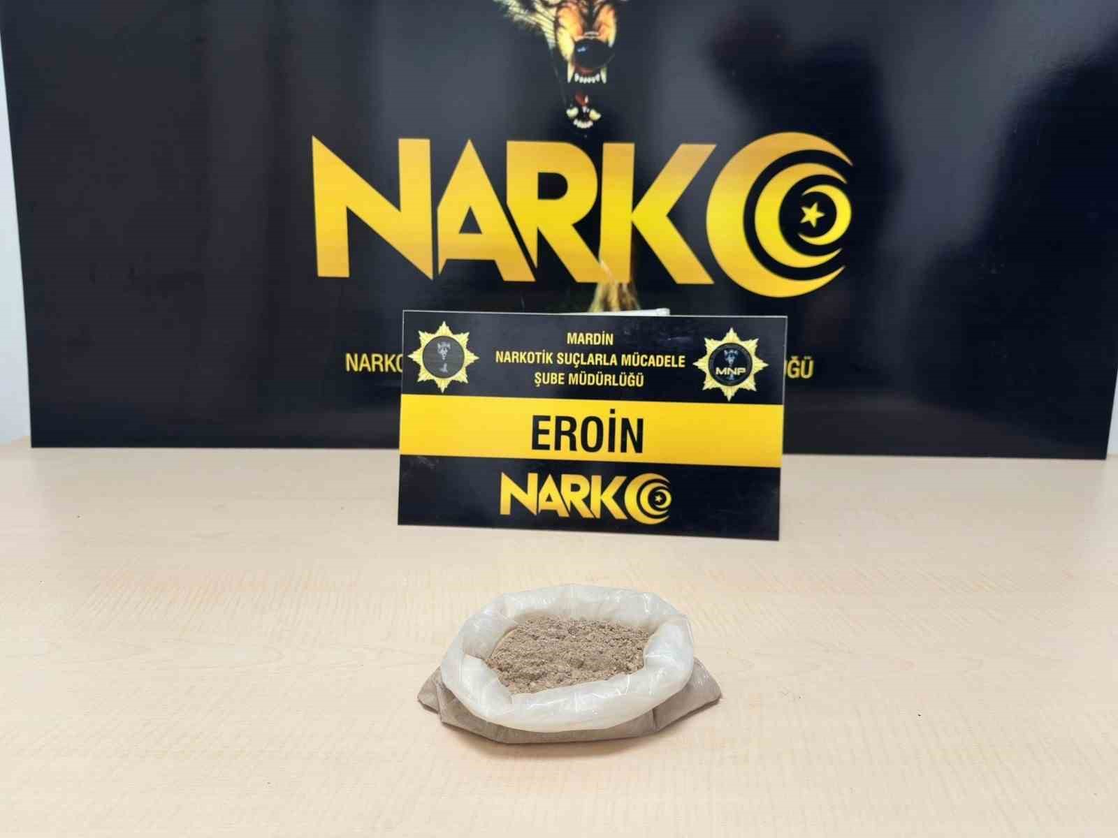 Mardin’de düzenlenen uyuşturucu operasyonunda 4 şüpheli yakalandı