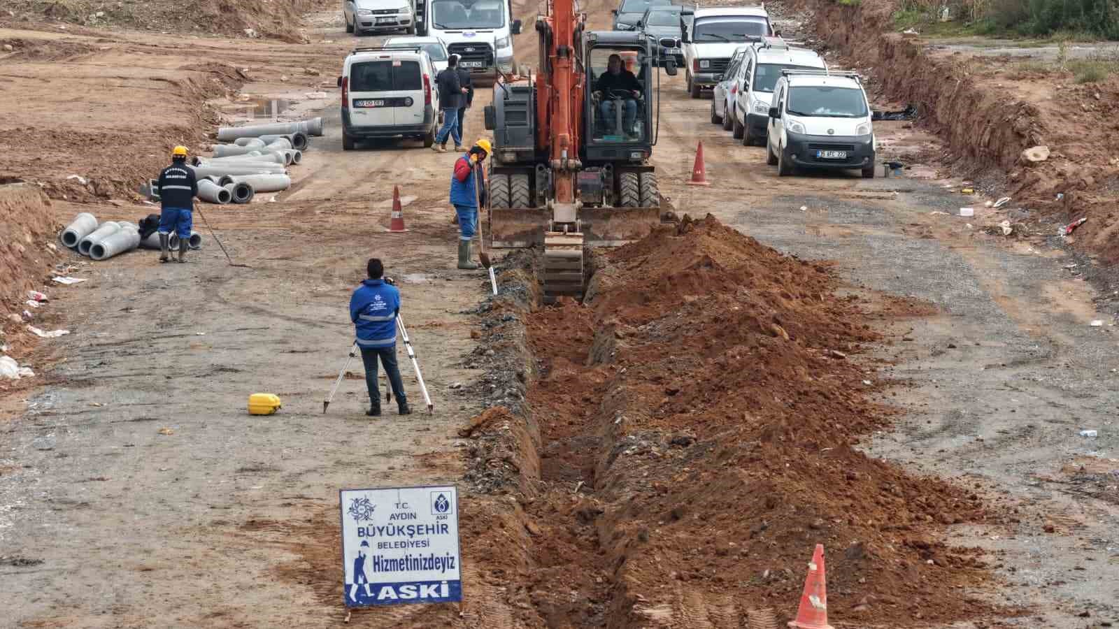 Başkan Çerçioğlu’nun çalışmaları ile Efeler’in altyapısı güçleniyor