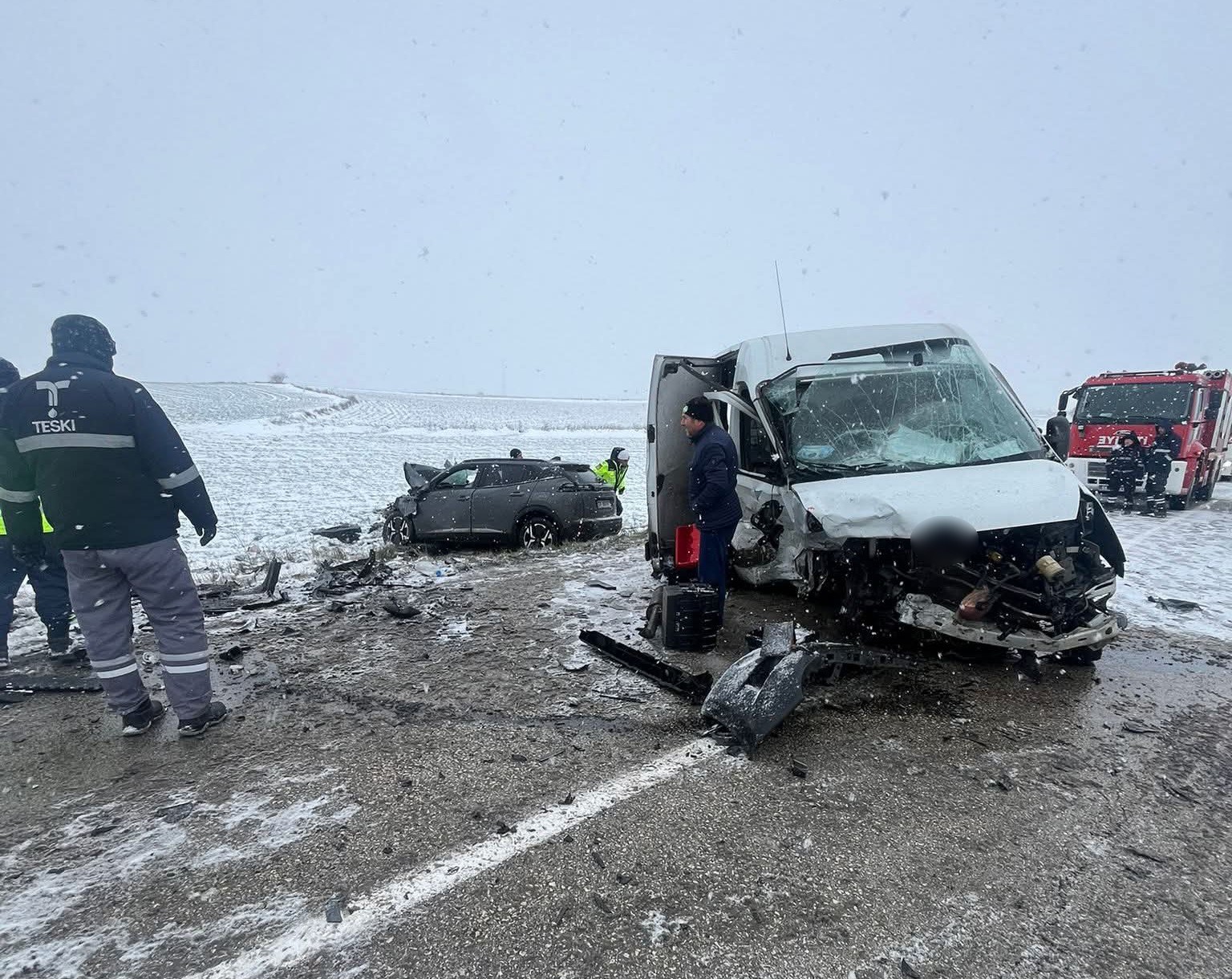 Tekirdağ’da otomobille kamyonet çarpıştı: 1 ölü, 3 yaralı