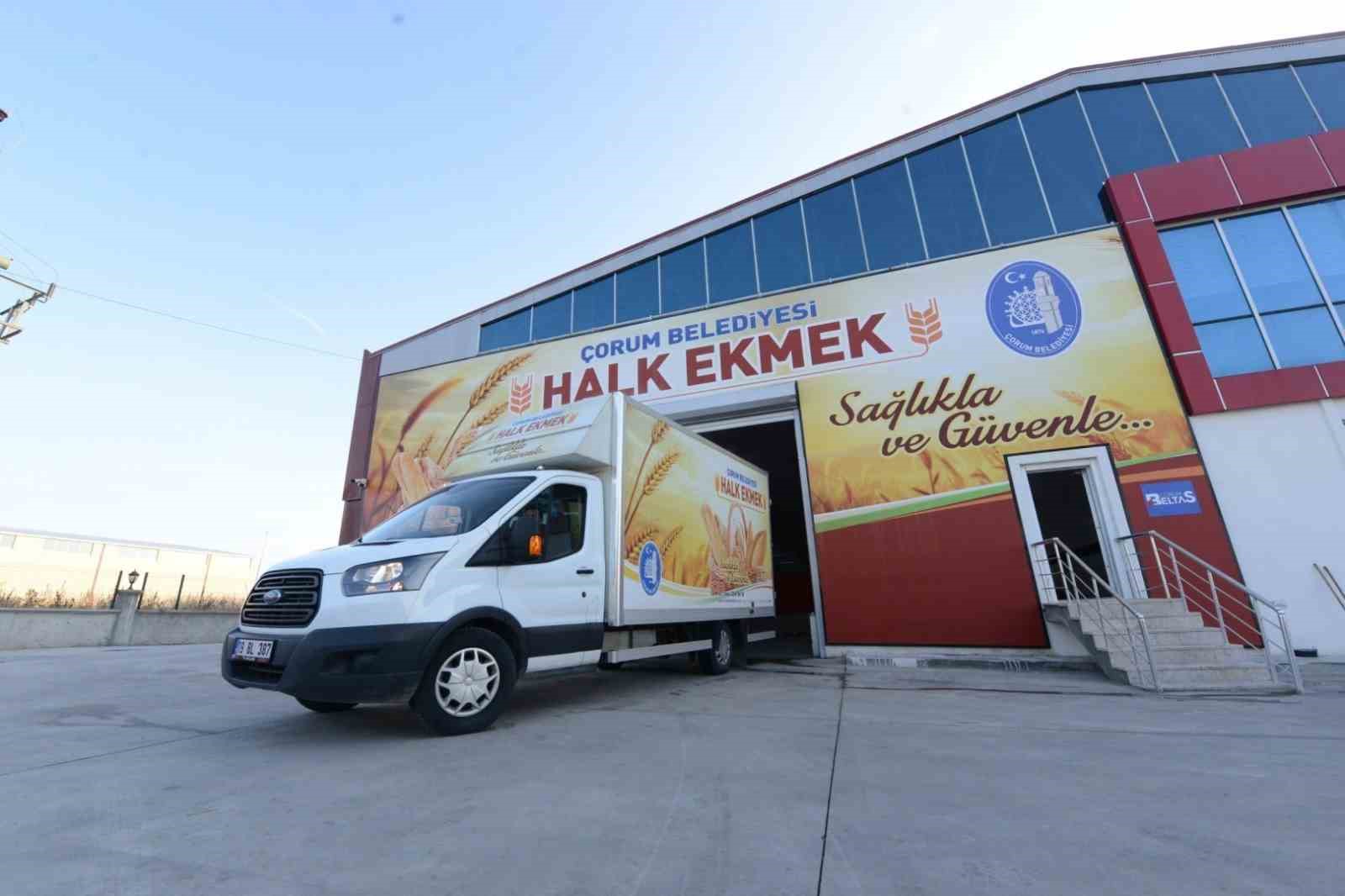 Çorum Belediyesi Halk Ekmek, 2025’te 13,3 milyon ekmekle sofralara ulaştı