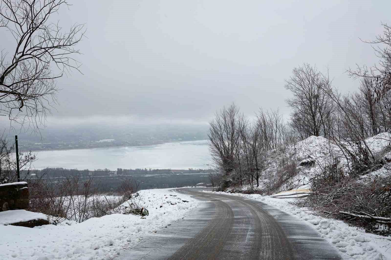 Beyaz &ouml;rt&uuml; Sapanca G&ouml;l&uuml;&rsquo;n&uuml; besleyen derelere can oldu

