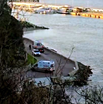 3 tekerlekli elektrikli motosiklet denize u&ccedil;tu
