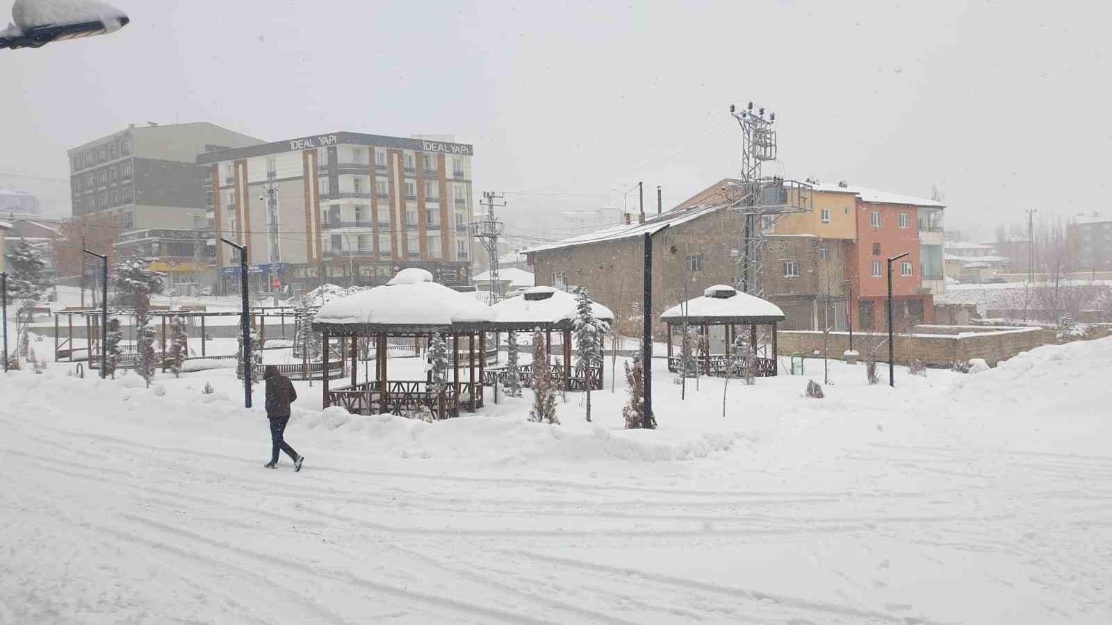 Başkale&rsquo;de 19 yerleşim yerinin yolu ulaşıma kapandı
