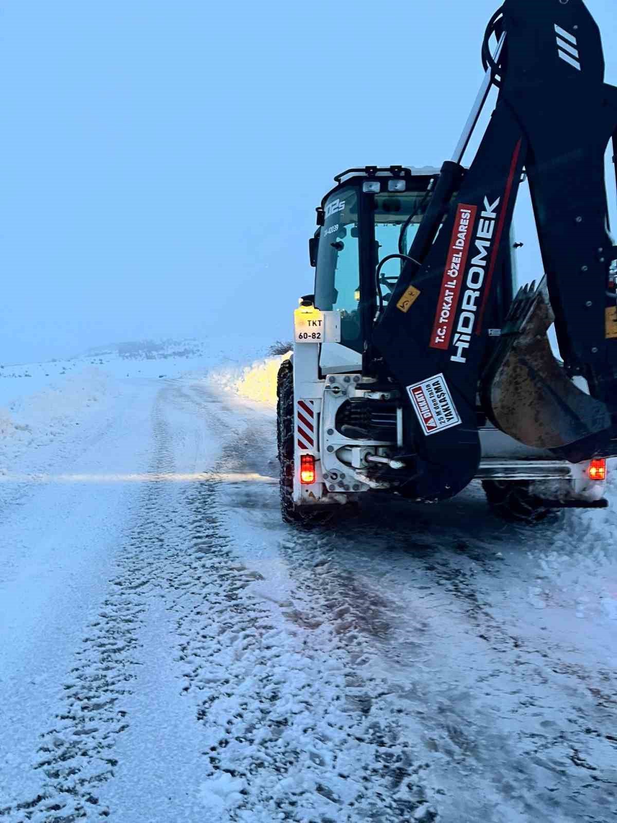Tokat’ta 256 köy yolu ulaşıma kapalı